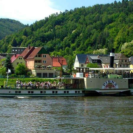 Ferienappartements Elbaussicht - Krippen Bad Schandau Esterno foto