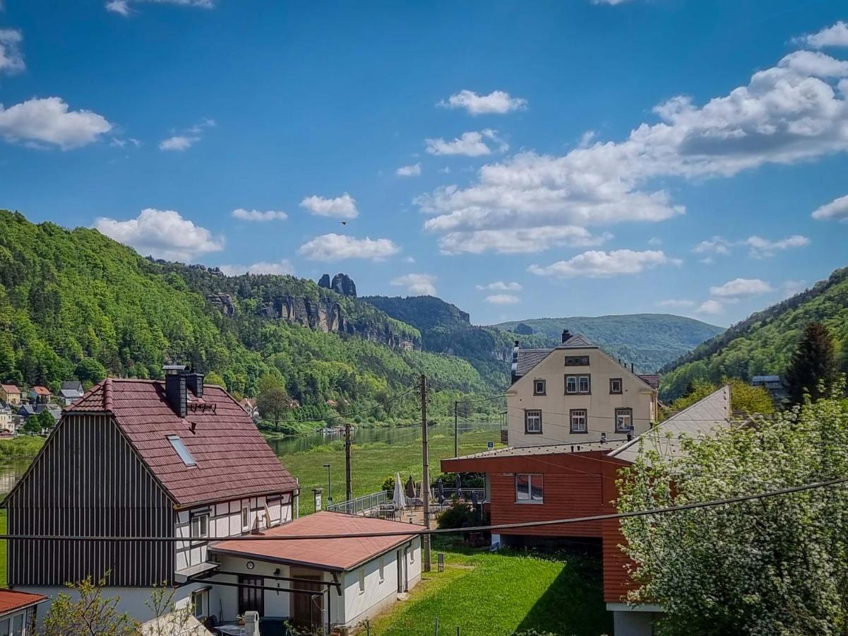 Ferienappartements Elbaussicht - Krippen Bad Schandau Esterno foto