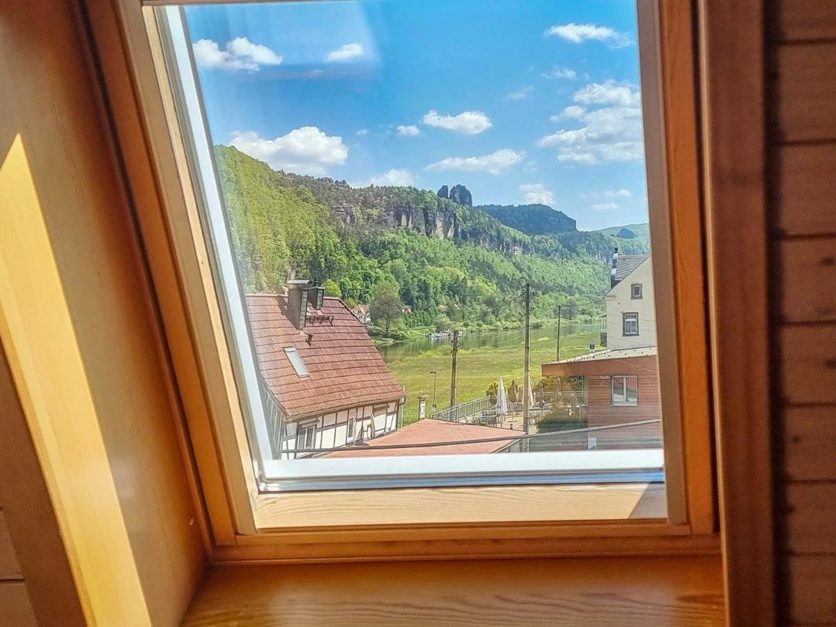 Ferienappartements Elbaussicht - Krippen Bad Schandau Esterno foto