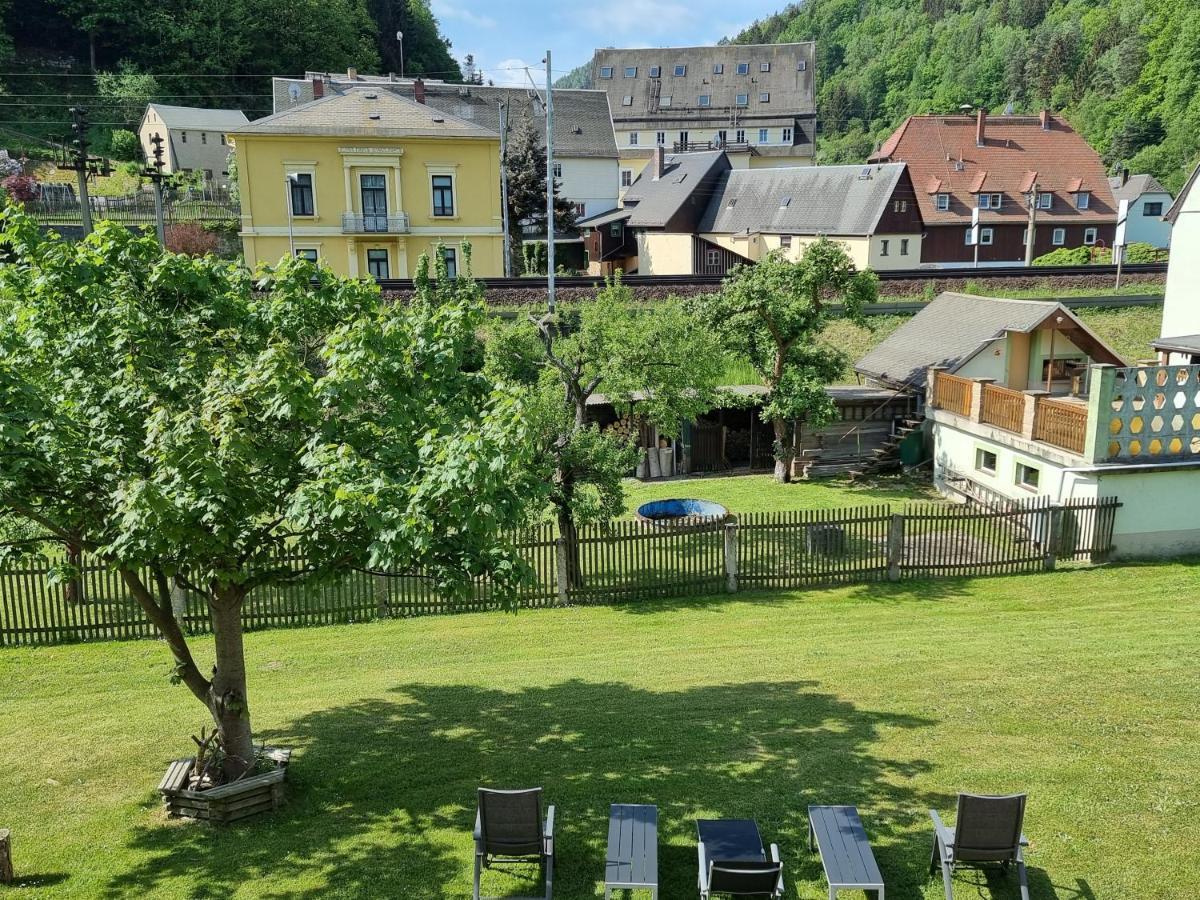 Ferienappartements Elbaussicht - Krippen Bad Schandau Esterno foto