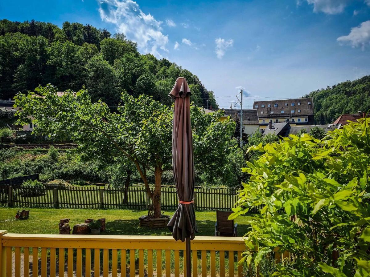 Ferienappartements Elbaussicht - Krippen Bad Schandau Esterno foto