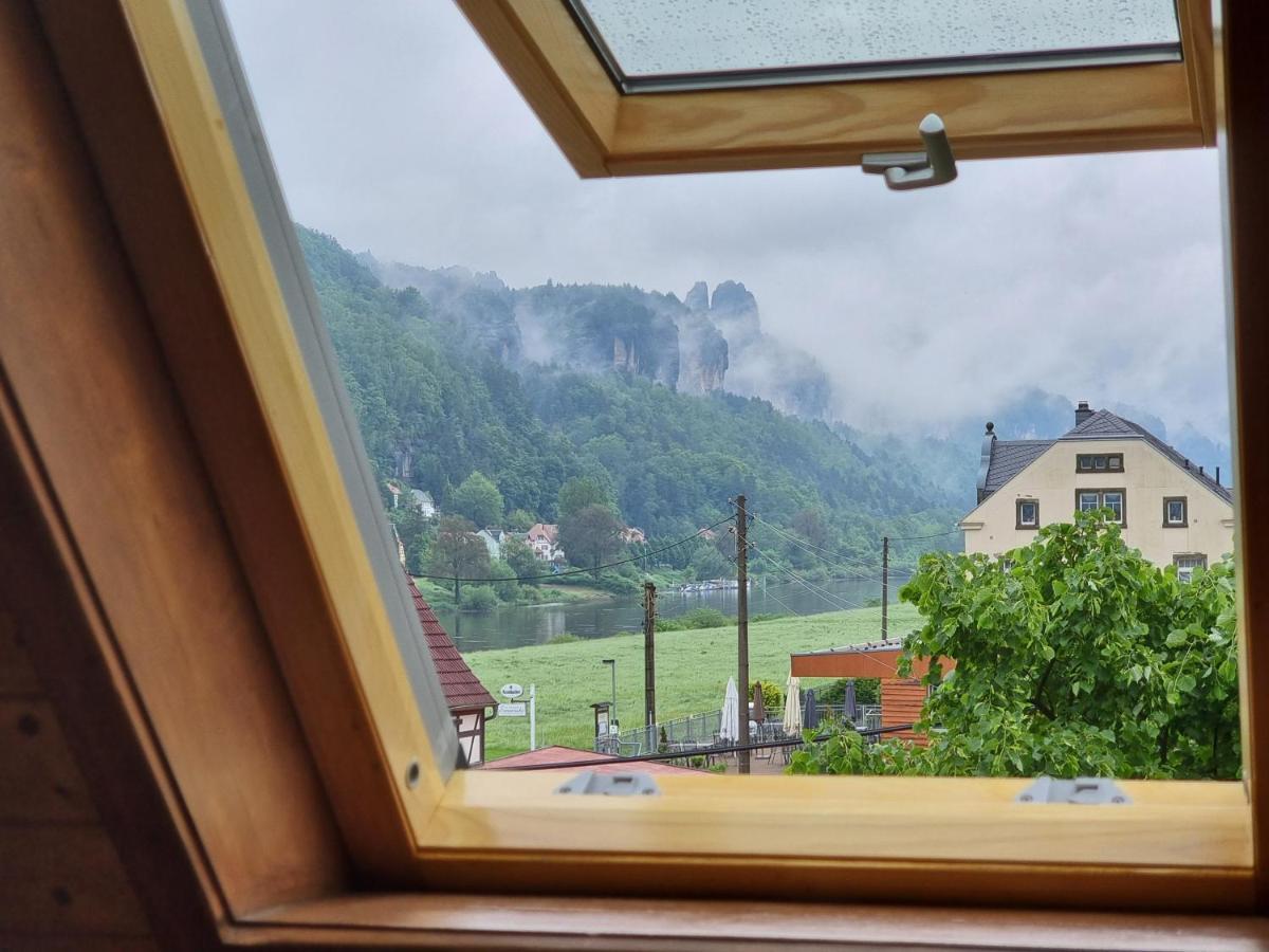 Ferienappartements Elbaussicht - Krippen Bad Schandau Esterno foto