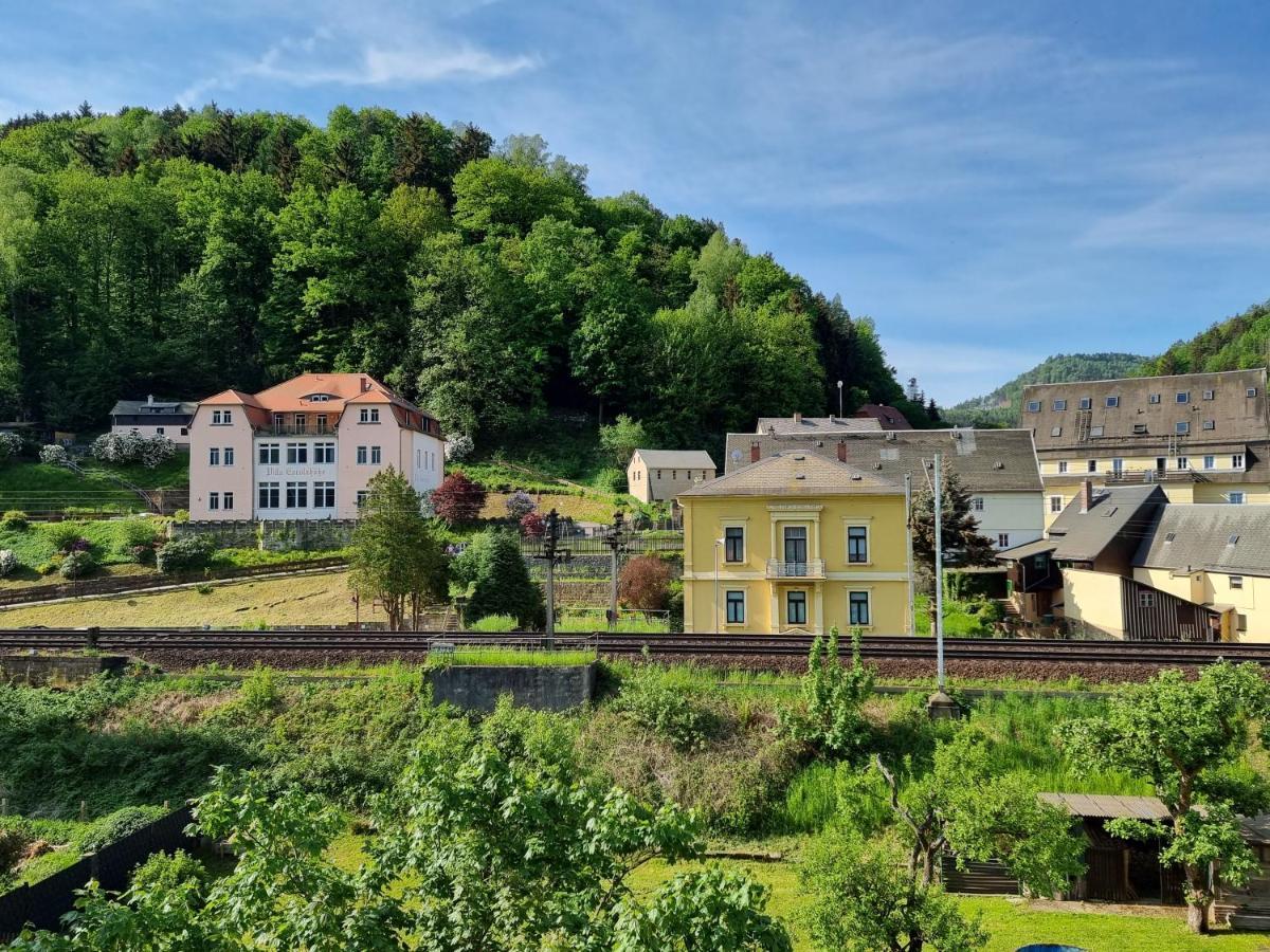 Ferienappartements Elbaussicht - Krippen Bad Schandau Esterno foto