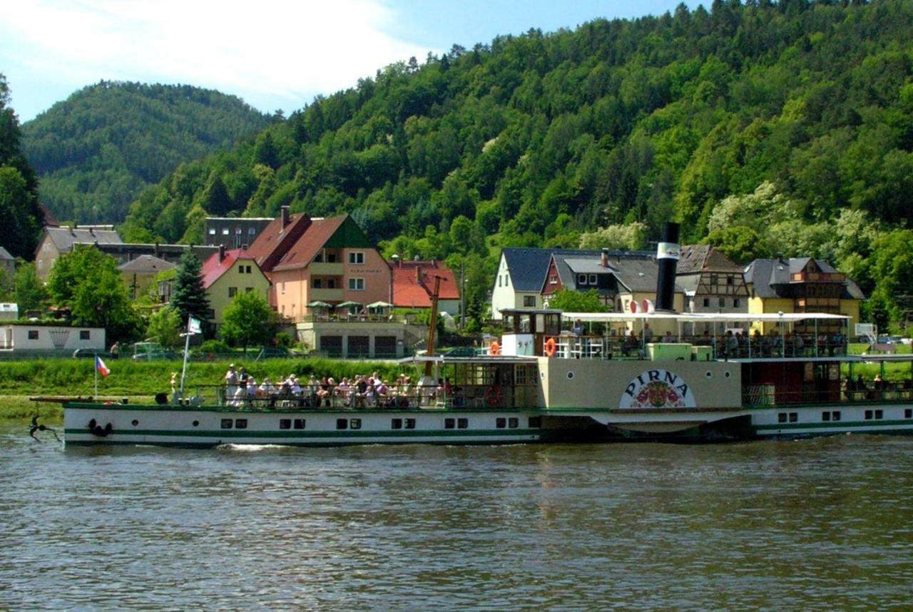 Ferienappartements Elbaussicht - Krippen Bad Schandau Esterno foto