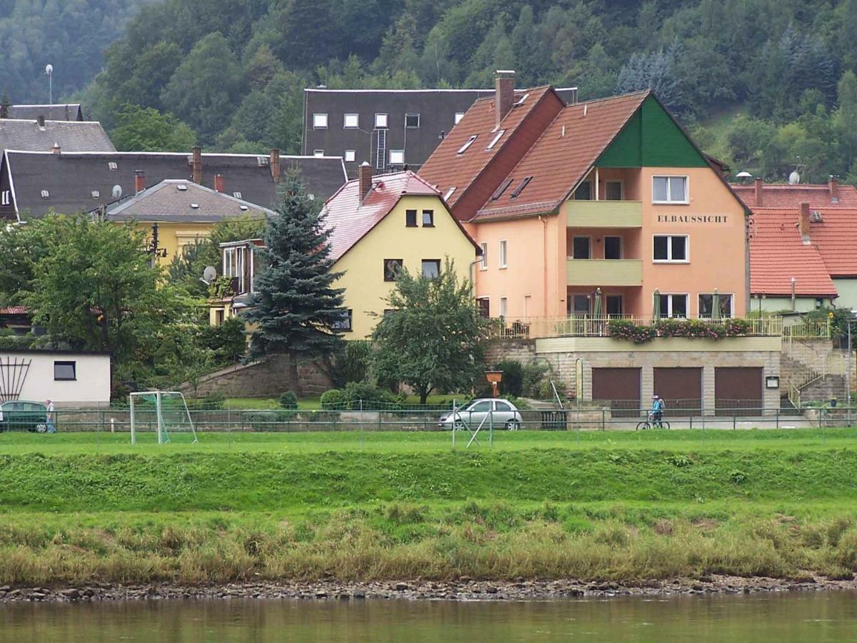 Ferienappartements Elbaussicht - Krippen Bad Schandau Esterno foto