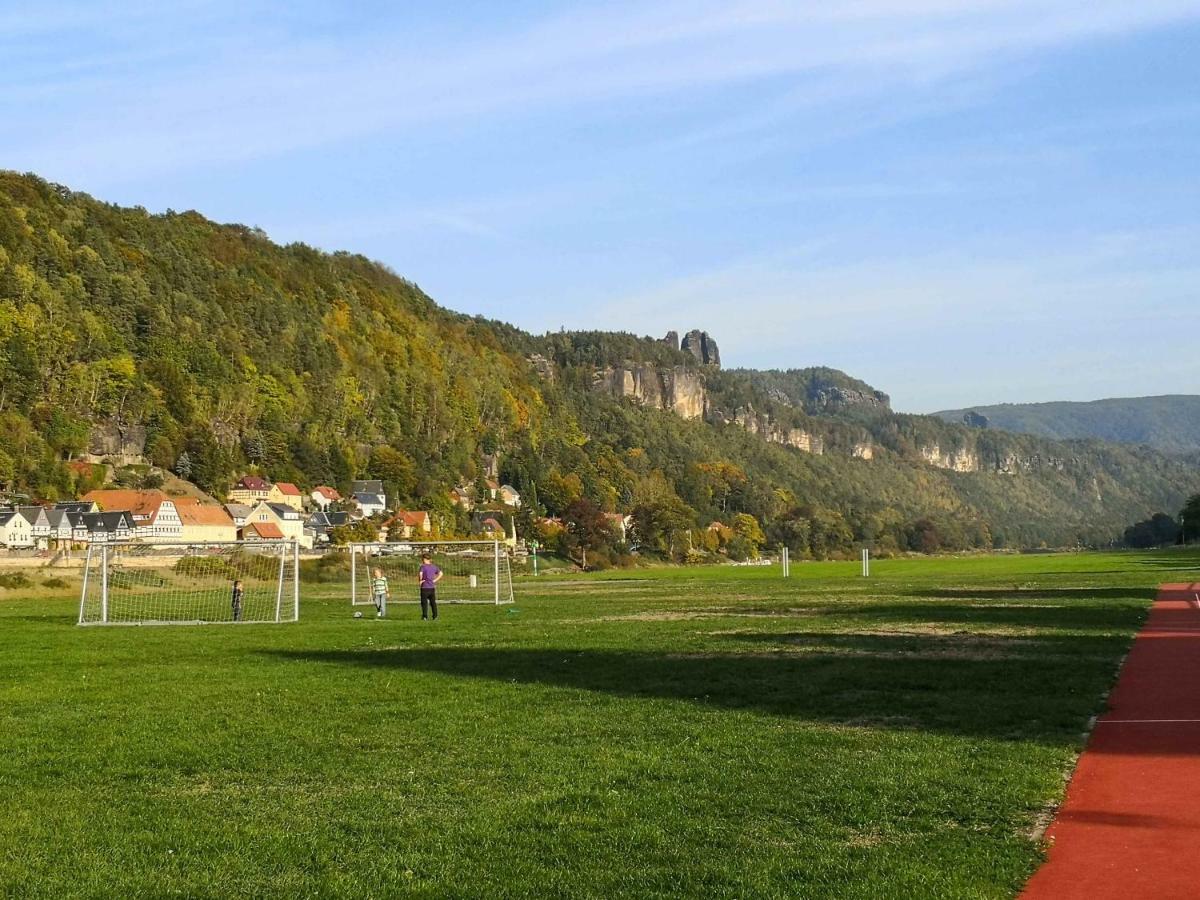 Ferienappartements Elbaussicht - Krippen Bad Schandau Esterno foto