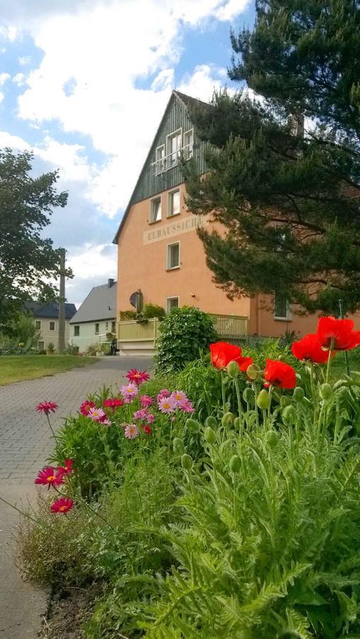 Ferienappartements Elbaussicht - Krippen Bad Schandau Esterno foto